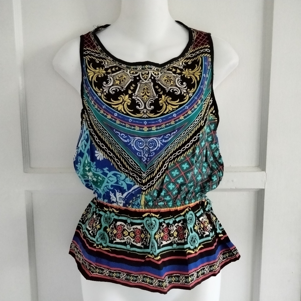 Billy by Flying Tomato Colorful Tank Top NWOT Size Small